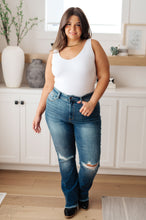 Load image into Gallery viewer, JB Morgan High Rise Distressed Straight Jeans