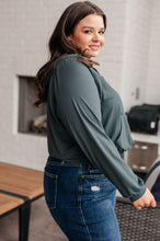 Load image into Gallery viewer, RAE MODE- Morning Run Half Zip Hoodie in Smoked Spruce