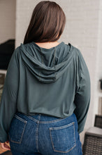 Load image into Gallery viewer, RAE MODE- Morning Run Half Zip Hoodie in Smoked Spruce