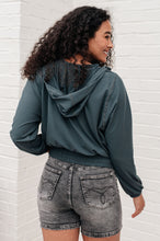 Load image into Gallery viewer, RAE MODE- Morning Run Half Zip Hoodie in Smoked Spruce