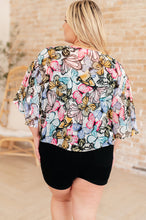 Load image into Gallery viewer, My Darling Valentina Front Tie Blouse- GEEGEE