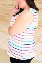 Load image into Gallery viewer, Need A Favor Colorful Henley Tank- 111 NORTH
