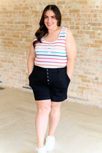 Load image into Gallery viewer, Need A Favor Colorful Henley Tank- 111 NORTH