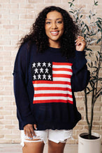Load image into Gallery viewer, Oh Say Can You See Lightweight Pullover- WHITE BIRCH