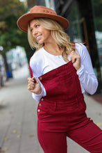 Load image into Gallery viewer, Scarlet High Waist Denim Double Cuff Overalls
