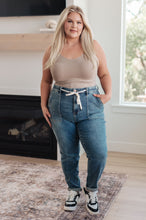 Load image into Gallery viewer, JB Payton Pull On Denim Joggers in Medium Wash (Sizes 0-24)