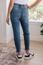 Load image into Gallery viewer, JB Payton Pull On Denim Joggers in Medium Wash (Sizes 0-24)