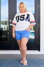 Load image into Gallery viewer, Party In The USA Drop Shoulder Top- BIBI