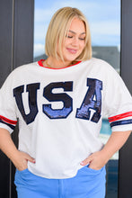 Load image into Gallery viewer, Party In The USA Drop Shoulder Top- BIBI