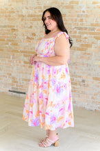 Load image into Gallery viewer, Pastel Petals Floral Midi Dress- ANDREE'