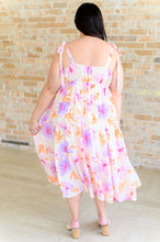 Load image into Gallery viewer, Pastel Petals Floral Midi Dress- ANDREE'