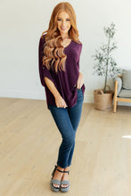 Load image into Gallery viewer, WHITE BIRCH- Peace and Love V-Neck Top