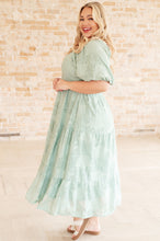 Load image into Gallery viewer, Power of the Babe Tiered Balloon Sleeve Dress- POLAGRAM
