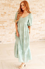 Load image into Gallery viewer, Power of the Babe Tiered Balloon Sleeve Dress- POLAGRAM