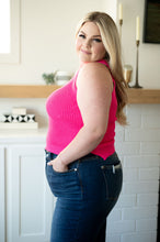 Load image into Gallery viewer, SP24- Previous Engagement Halter Neck Sweater Tank in Pink