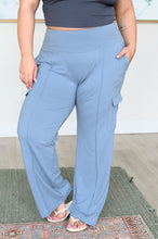 Load image into Gallery viewer, RAE MODE- Race to Relax Cargo Pants in Chambray