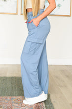 Load image into Gallery viewer, RAE MODE- Race to Relax Cargo Pants in Chambray