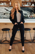 Load image into Gallery viewer, JUDY BLUE- Reese Rhinestone Denim Jacket in Black