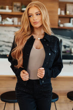 Load image into Gallery viewer, JUDY BLUE- Reese Rhinestone Denim Jacket in Black