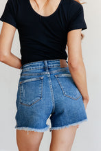 Load image into Gallery viewer, JUDY BLUE- Samantha High Rise Rigid Magic Distressed Cutoff Shorts