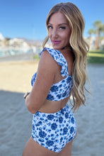 Load image into Gallery viewer, Samoa Floral High Waisted Swim Bottoms- 111 NORTH