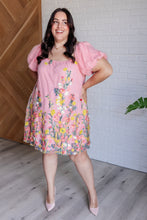 Load image into Gallery viewer, She's Blooming Balloon Sleeve Dress