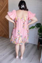 Load image into Gallery viewer, She's Blooming Balloon Sleeve Dress