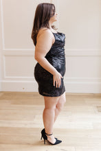 Load image into Gallery viewer, SP24- Shining in Sequins Dress in Black