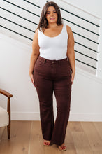 Load image into Gallery viewer, JB Sienna High Rise Control Top Flare Jeans in Espresso (Sizes 0-24)