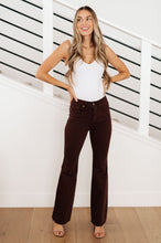 Load image into Gallery viewer, JB Sienna High Rise Control Top Flare Jeans in Espresso (Sizes 0-24)
