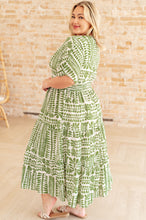 Load image into Gallery viewer, Sincerely, Me Tiered V-Neck Dress- POLAGRAM