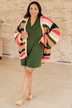 Load image into Gallery viewer, SP24- Sleeveless V-Neck Romper in Army Green