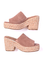 Load image into Gallery viewer, Solstice Espadrille Wedge in Blush- CORKY'S