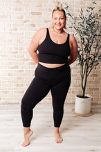Load image into Gallery viewer, Somewhere to Start Leggings in Black- RAE MODE
