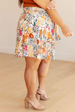 Load image into Gallery viewer, WHITE BIRCH- Spring Fields Floral Skirt