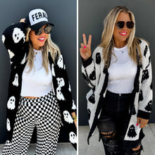 Load image into Gallery viewer, PREORDER: Ghost Reversible Cloud Cardigan