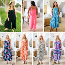 Load image into Gallery viewer, PREORDER: SHIRLEY & STONE Relaxed Fit Jumpsuit in Assorted Prints