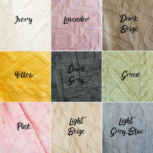 Load image into Gallery viewer, PREORDER: Clara Blanket (Family Cuddle Size) in Nine Colors