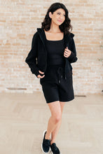 Load image into Gallery viewer, RAE MODE- Sun or Shade Zip Up Jacket in Black