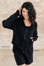 Load image into Gallery viewer, RAE MODE- Sun or Shade Zip Up Jacket in Black