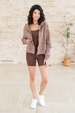 Load image into Gallery viewer, RAE MODE- Sun or Shade Zip Up Jacket in Smokey Brown