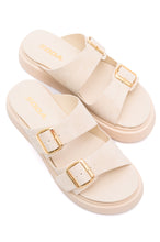 Load image into Gallery viewer, Taking That Next Step Double Strap Platform Sandals- FORTUNE DYNAMIC