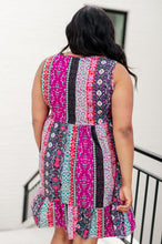 Load image into Gallery viewer, 111 NORTH- That's So Boho Mixed Print Sleeveless Dress
