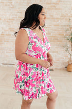 Load image into Gallery viewer, The Suns Been Quite Kind V-Neck Dress in Pink- WHITE BIRCH