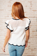 Load image into Gallery viewer, Too Sweet Flutter Sleeve Knit Top- JODIFL