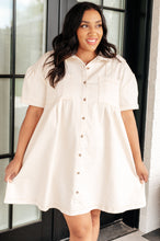 Load image into Gallery viewer, WHITE BIRCH- Tortured Poet Dress in Cream