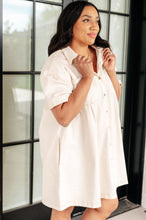 Load image into Gallery viewer, WHITE BIRCH- Tortured Poet Dress in Cream