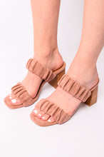 Load image into Gallery viewer, Tropic Like it's Hot Heels in Blush Suede- CORKY'S