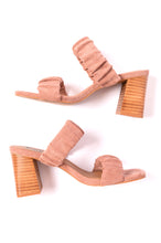 Load image into Gallery viewer, Tropic Like it's Hot Heels in Blush Suede- CORKY'S