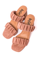 Load image into Gallery viewer, Tropic Like it's Hot Heels in Blush Suede- CORKY'S